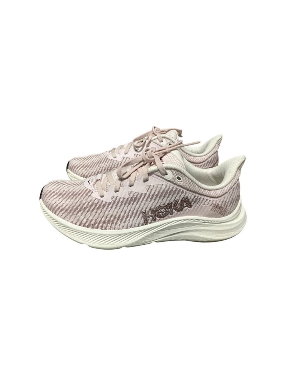Hoka Solimar Womens Running Shoes Size 8.5 B light pink / White Lightweight Comf